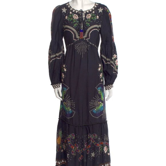 Farm Rio Printed Long Dress Size: XS - Picture 1 of 4